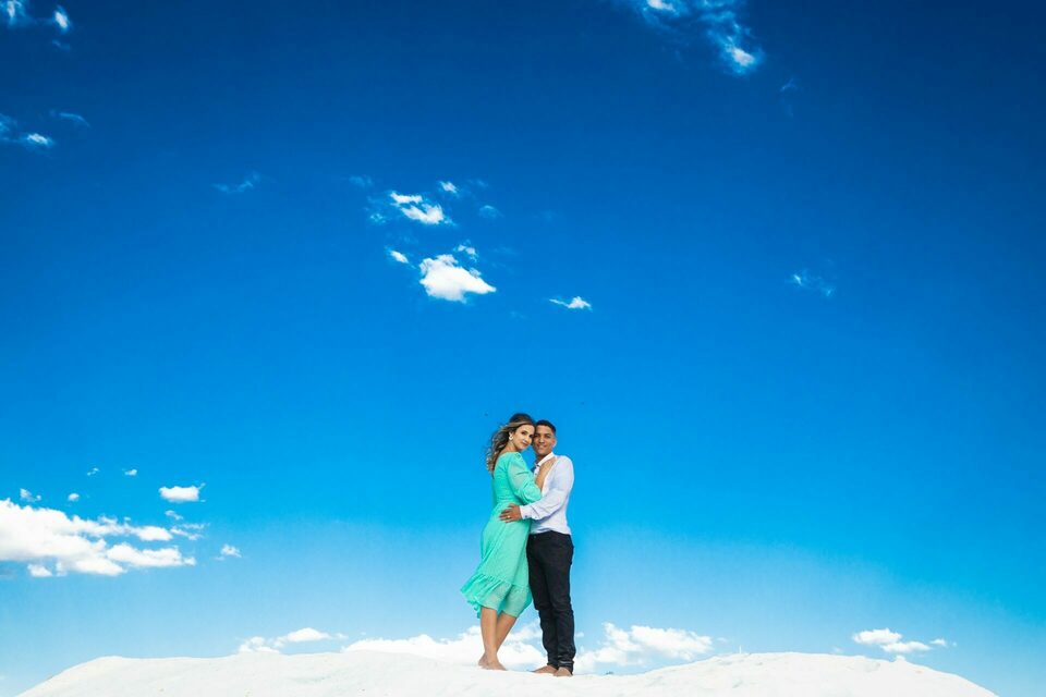 Ensaio romântico Thaisa & Gabriel - Dunas de Areia  - Samambaia-DF