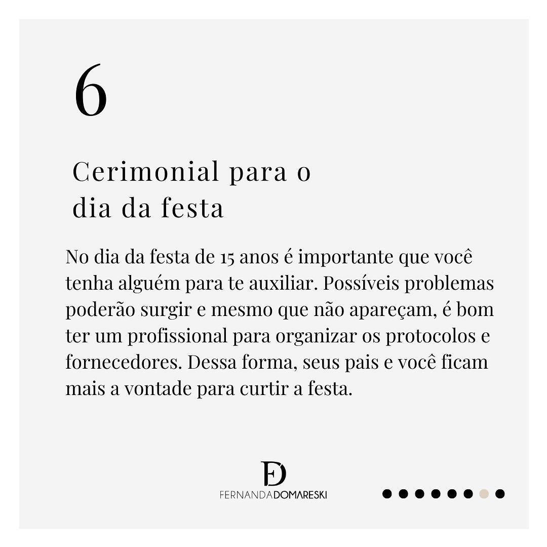 Foto 6 DICAS PARA SUA FESTA DE 15 ANOS SER UM SUCESSO - Imagem 5