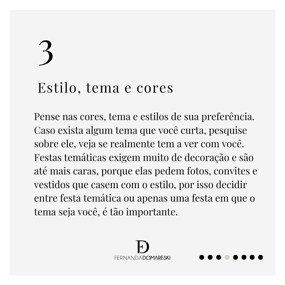 Foto 6 DICAS PARA SUA FESTA DE 15 ANOS SER UM SUCESSO - Imagem 2